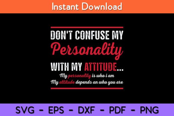 Don t Confuse My Personality Sarcastic Embroidery Review