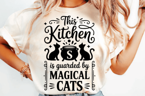 Funny Cat Kitchen SVG Design
