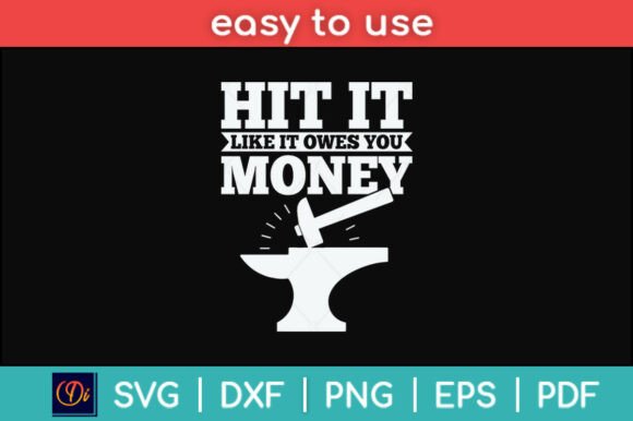 Hit It Like It Owes You Money Blacksmith Embroidery Review