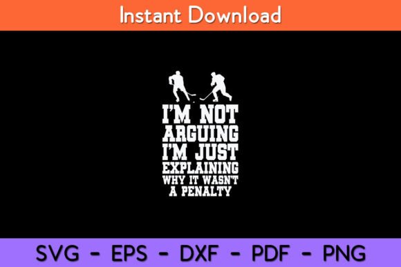 Ice Hockey Player Arguing Penalty Graphics