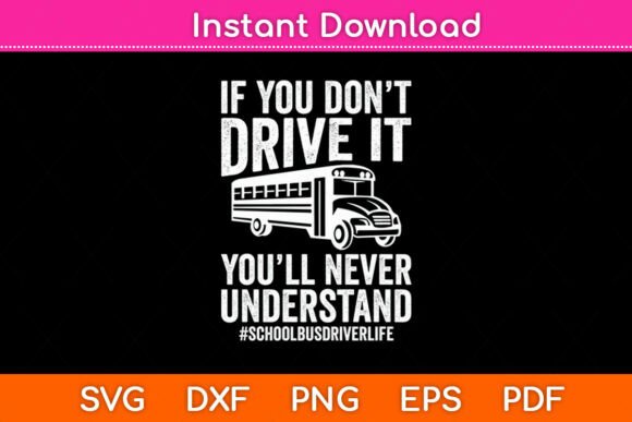 If You Don t Drive It School Bus Embroidery Review