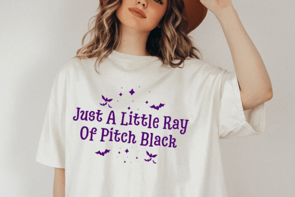 Just a Little Ray of Pitch Black Graphic for Crafts